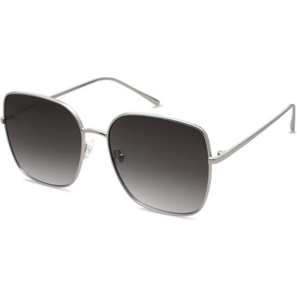 ☘️? Oversized Square Metal Frame Sunglasses for Women Men Flat Mirrored Lens main image 5